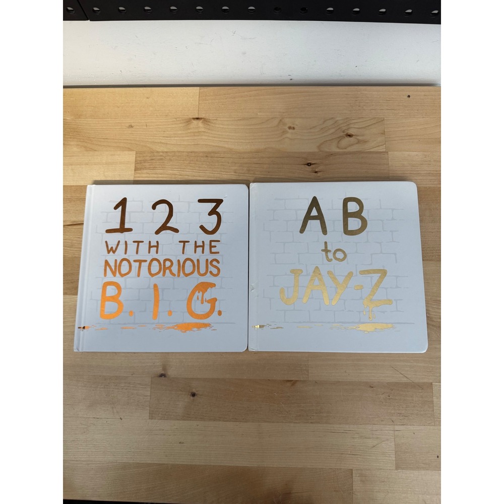 The Little Homie Hip Hop Board Book Set AB to Jay-Z 123 Notorious BIG 2 Books